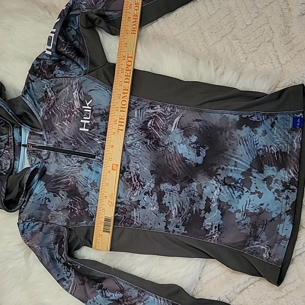 Huk Icon X Women’s Performance Fishing Hoodie Camo Long Sleeve Shirt Size XS - Picture 6 of 6